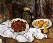 Paul Cezanne Cherries and Peaches oil on canvas